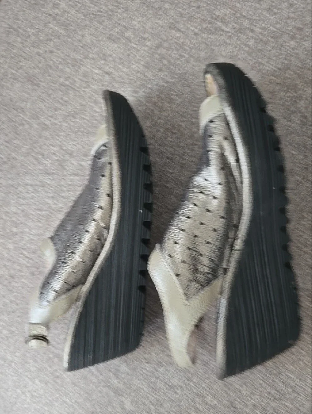 Fly London metallic perforated